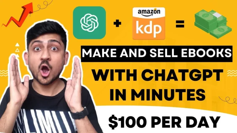 How To Create And Sell Ebook On Amazon With ChatGpt In 10 Mins